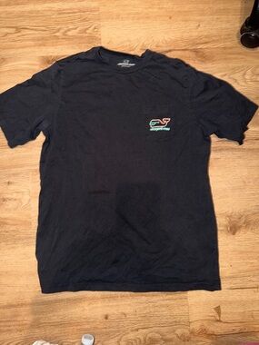 Boys Vineyard Vines Navy Whale Logo Pocket T‑Shirt